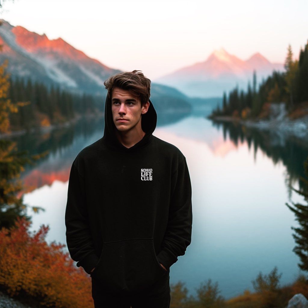 Essential Hoodie - Black